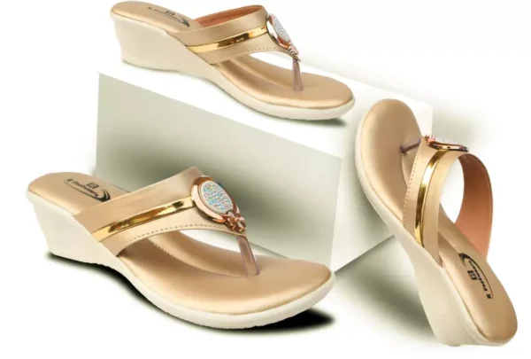 Golden Heels For Women